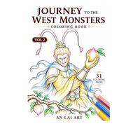 Journey to the West Monsters Coloring Book: Volume 2: 31 Coloring Pages