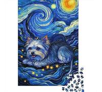 Journey to Yorkshire Terrier - Master The 1000 Piece Wooden Puzzle, An Educational Odyssey for All Ages - Stimulate Your Brain in Fun Ways