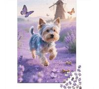 Journey to Yorkshire Terrier Puppy - Master The 1000 Piece Wooden Puzzle, An Educational Odyssey for All Ages - Stimulate Your Brain in Fun Ways
