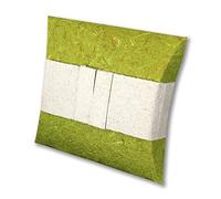 Journey Water Urn for Water Burial Biodegradable Cremation Ashes EARTHURN Pillow Mini Size (Moss Green)