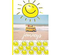 Journeys: Lined Travel Journal - Wanderings Travelers Notebook, Refillable - Perfect for Writing, Poetry, to Do Lists, Travelers, a Diary. Standard Size Lined Inserts -6 x 9.
