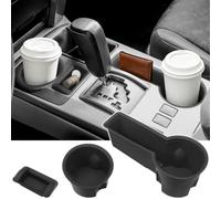 JOURPEO 3PCS Center Console Cup Holder Inserts Coaster for 2010-2024 Toyota 4Runner Accessories 4Runner Anti-Slip Silicone Pad Tray Liner Storage