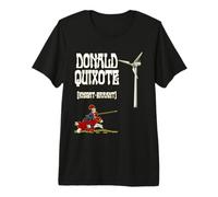 Jousting At Wind Turbines to Protect The Birds Premium T-Shirt