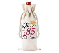 JOUWUI 85th Birthday Gifts for Women,Turning 85 Year Old Gift,Birthday Wine Bag Gift for Best Friend,Wife,Mom,Coworker,Sister,Aunt,Decorative Wine Bag Birthday Gift,Wine Bottle Gift Bag