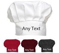 JOUWUI Personalised BBQ Chef Hat,Custom Chef Hat for Adult,Women,Men,Childrens,Master,Chefs Hats Adults Novelty,Funny