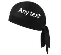 JOUWUI Personalized Unisex Chef's Hat,Kitchen Customized Cook Hats with Adjustable Band,Hats Hotel Waiter Work Cap Catering Chef Bandana Hat Skull Cap Restaurant Cook Headwear for Men Women Black