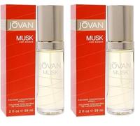 Jovan Musk Cologne Spray for Women, 59 ml (Pack of 2)