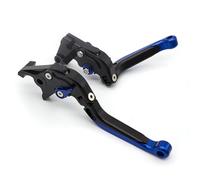 Jovarel Motorcycle Clutch Lever for Triumph for Tiger for Sport 800 2025 CNC Short Motorcycle Adjustable Brake Clutch Lever Accessories(Fold Extend Blue)
