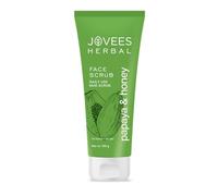Jovees Herbal Papaya & Honey Face Scrub For Women/Men | Size: 100ml x Pack of 1 | Skin Type: Normal to Dry Skin | Use for: Neck and Face | Mud Purifies | Deep Cleanses Skin | Tanned & Pigmented Skin