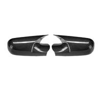 JOVERI 2 PCS Carbon Fiber Car Side Door Rear View Mirror Cover Cap Add On, for Renault, Megane MK2 2002-2009 Styling Replacement Covers Car Mirror Cover