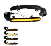 JOVERI 2pcs Dynamic Turn Ignal Light, for Jaguar, Xe Xf Xj F-type Xk Xkr I-pace X250 X260 Ide mirror Indicator Lamp Blinker Side Mirror Turn Signal Light(Blue-yellow)