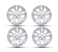 JOVERI 4pcs/1pc 15" Car Accessories Car Wheel Cover Hubcap Hub Caps Silver, for Toyota, for Prius 2016 2017 Wheel Trims Set(4pcs)