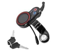 JOVERI 6 Pin Display Dashboard Throttle with Key 48v, for Zero, 8 9 10 8x 10x 11x Scooter Display Controller