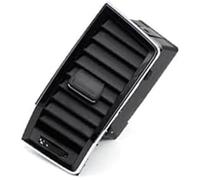 JOVERI Ac Vent Car Front Left Right Central Rear Dashboard Air Conditioning Grille Assembly, for Skoda 2016-2022 56G819701 Instrument Panel Air Outlet Dashboard(BLACK Central Left 1pcs)