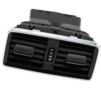 JOVERI Ac Vent Car Front Left Right Central Rear Dashboard Air Conditioning Grille Assembly, for Skoda 2016-2022 56G819701 Instrument Panel Air Outlet Dashboard(BLACK Rear 1PCS)