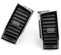 JOVERI Ac Vent Car Front Left Right Central Rear Dashboard Air Conditioning Grille Assembly, for Skoda 2016-2022 56G819701 Instrument Panel Air Outlet Dashboard(BLACK Central 2pcs)