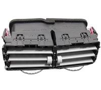 JOVERI Ac Vent Car Front Left Right Middle Dashboard Center Conditioner Outlet Air, for Toyota Yaris 2008-2013 Instrument Panel Air Outlet Dashboard(BLACK Middle Gray 1pcs)