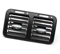 JOVERI Ac Vent Car Interior Front Rear Center Dashboard Left Right Air Panel Cover, for Maserati 2004-2012 Instrument Panel Air Outlet Dashboard(BLACK Rear 1PC)