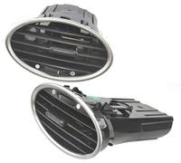 JOVERI Ac Vent, for Ford, for Focus Mk2 2005-2013 4M51-A014L21-AD Front Dash Center Air Conditioning Outlet Grille Assy Car Dashboard Instrument Panel Air Outlet Dashboard(BLACK 2pcs)