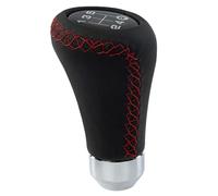 JOVERI As-for Superb, Leather Tick Shift Knob Car Gear Shifting Shifter Lever Knobs Head, for for Most Manual Vehicle, Black Leather Gear Shift Knob