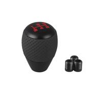 JOVERI Car for Superb, Knob Shift Head with M8 M10 M12 Adapter Universal Aluminium Car Gear Shift Knob Leather Shift Lever Gear Level Gear Shift Knob(Black)