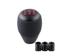 JOVERI Car for Superb, Knob Shift Head with M8 M10 M12 Adapter Universal Aluminium Car Gear Shift Knob Leather Shift Lever Gear Level Gear Shift Knob(Black)