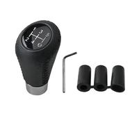 JOVERI Car for Superb, Leather Gear Shift Knob Set Stylih Black Shift Lever Hand -Grip Cover Shift Handball Interior Accessories Gear Shift Knob
