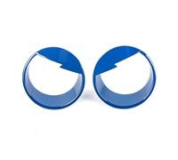 JOVERI Car Front Headlight Head Light Lamp Decoration Cover Exterior Stickers, for Jeep, Wrangler JK 2007-2016 Styling Car Headlight Cover(Blue)