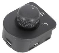 JOVERI Car Rearview Mirror Switch, for Beetle, for Passat, B5, for Bora, 4, for Jetta, MK4 1J1959565FSide Knob Adjust Button Heating Control Car Interior Mirror Selector