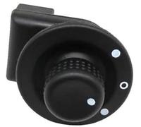 JOVERI Car Rearview Mirror Switch, for Clio III Mk3 Laguna 2, for Scenic, for Megane II Kangoo 8200002442 2007-2017 Power Side Rear View Control Knob Car Interior Mirror Selector