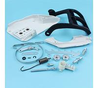 JOVERI Chain Brake Handle Guard Band Spring Lever Adjuster Screw Kit, for, MS170 MS180 017 018 Chainsaw Safety Handle for Cutting Saw