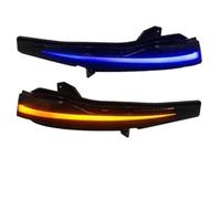 JOVERI Dynamic Blinker Turn Signal for Mercede for W205 W213 W222 Glc Sequential Side Wing Rearview mirror Indicator Light Side Mirror Turn Signal Light(Yellow Puls Blue-for X222 2013-2019)