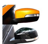 JOVERI Dynamic Turn Signal Light Side Rearview mirror Sequential Indicator Blinker Lamp, Ford, for Focus, 2 3 Mk2 Mk3, for Mondeo Side Mirror Turn Signal Light(Hemp Grey Shell-china)