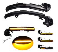 JOVERI Dynamic Turn Signal Rear View mirror Indicating Flah, for Jaguar, Xe Xf Xj F-type Xk Xkr I-pace X250 X260 X760 X351 X152 X150 Side Mirror Turn Signal Light(Yellow)