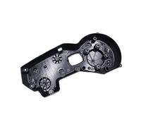 JOVERI For FZ1 FZ1N FZ1S Double Shift Motorcycle Speedometer Instrument Case Gauge Odometer Tachometer Housing Cover Motorcycle Tachometer Cover(BLACK C)