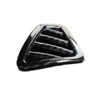 JOVERI For Mercedes-benz, A-Class A200l Intrument Panel Air Outlet Decorative Frame A180l Interior Carbon Fiber Patch Instrument Panel Air Outlet Patch(Silver)