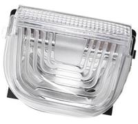 JOVERI For Mercedes, for Sprinter 2018 2019 2020 2021 2022 2023 2024 Rearview Mirror Turn Signal Light Indicator Lamp Lens Cover(Right Side) Wing Mirror Indicator Light(BLACK Right Side)