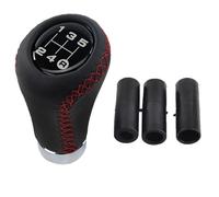 JOVERI for Superb, Leather Stick Shift Knob Car Gear Shifting Shifter Lever Knob Head, for Mot Manual Vehicle, Black Leather Gear Shift Knob