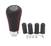 JOVERI Gear Shifter Head Gear Shifter Lever Knob Head Eay Intallation Anti Crack for Superb, Durable Red Stitching for Car Gear Shift Knob