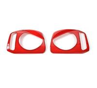 JOVERI Lamp Hoods Car Front Headlight Light Lamp Cover, for Suzuki, Jimny 2007+ ABS Car Stickers Styling Accessories Car Headlight Cover(Red)