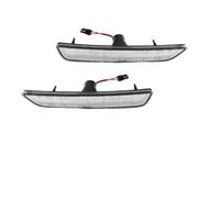 JOVERI Ont Rear Bumper Side Marker Indicator Light Turn Signal Parking, Ford, for Mustang, 2010 2011 2012 2013 2014 Side Mirror Turn Signal Light(2pcs Ont White)