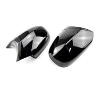 JOVERI Rearview Mirror Cap Wing Side Cover, for, Facelift E90 E91 2008-2011 E92 E93 2010-2013 LCI Car Accessories Replacement Covers Car Mirror Cover(BLACK Bright black-03)