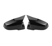 JOVERI Rearview Mirror Housing Wing Side Cover Glossy/Carbon M Look, for Toyota, GR Supra 2019-2022 A90 A91 MK5 All Replacement Covers Car Mirror Cover(BLACK Glossy Black)