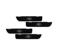 JOVERI Smoked/Amber Red Len Car Ont Rear Side Fender Marker Light Houing, for Passat, B5.5 Side Mirror Turn Signal Light(4pcs Smoked Lens)