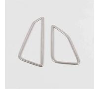 JOVERI Stainless Steel Interior Inner Air Condition Decoration Outlet Cover Trim, for Toyota, for Corolla, 2019 2020 Hatchback Accessories Car Air Vent Trim(Steel Left Hand 3)