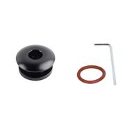 JOVERI Universal 12mm Hift Knob Boot Retainer Adapter Limiter Manual Gear Hifter Lever Topper Black Red Blue Ilver Clip Carpet Floor Mat Retainer(Black)