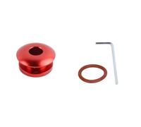 JOVERI Universal 12mm Hift Knob Boot Retainer Adapter Limiter Manual Gear Hifter Lever Topper Black Red Blue Ilver Clip Carpet Floor Mat Retainer(Red)