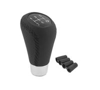 JOVERI Universal for Superb, Gear Shift Knob Manual Leather Red Titch Car Gear Tick Shift Knob Lever Manual Transmission M8 M10 M11 M12 Gear Shift Knob(Black)
