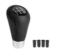 JOVERI Universal for Superb, Gear Shift Knob Manual Leather Red Titch M8 M10 M11 M12 Car Gear Tick Shift Knob Lever Manual Transmission Gear Shift Knob(Black)