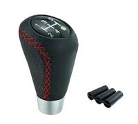 JOVERI Universal for Superb, Manual Leather Red Titch Gear Shift Knob Car Gear Tick Shift Knob Lever Manual Transmission M8 M10 M12 Gear Shift Knob(Red)